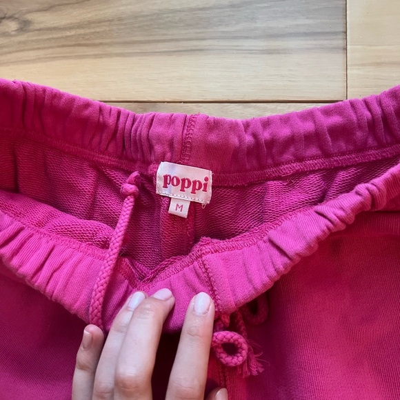 POPPI let’s be friends with benefits pink jogger sweatpants - Picture 2 of 4